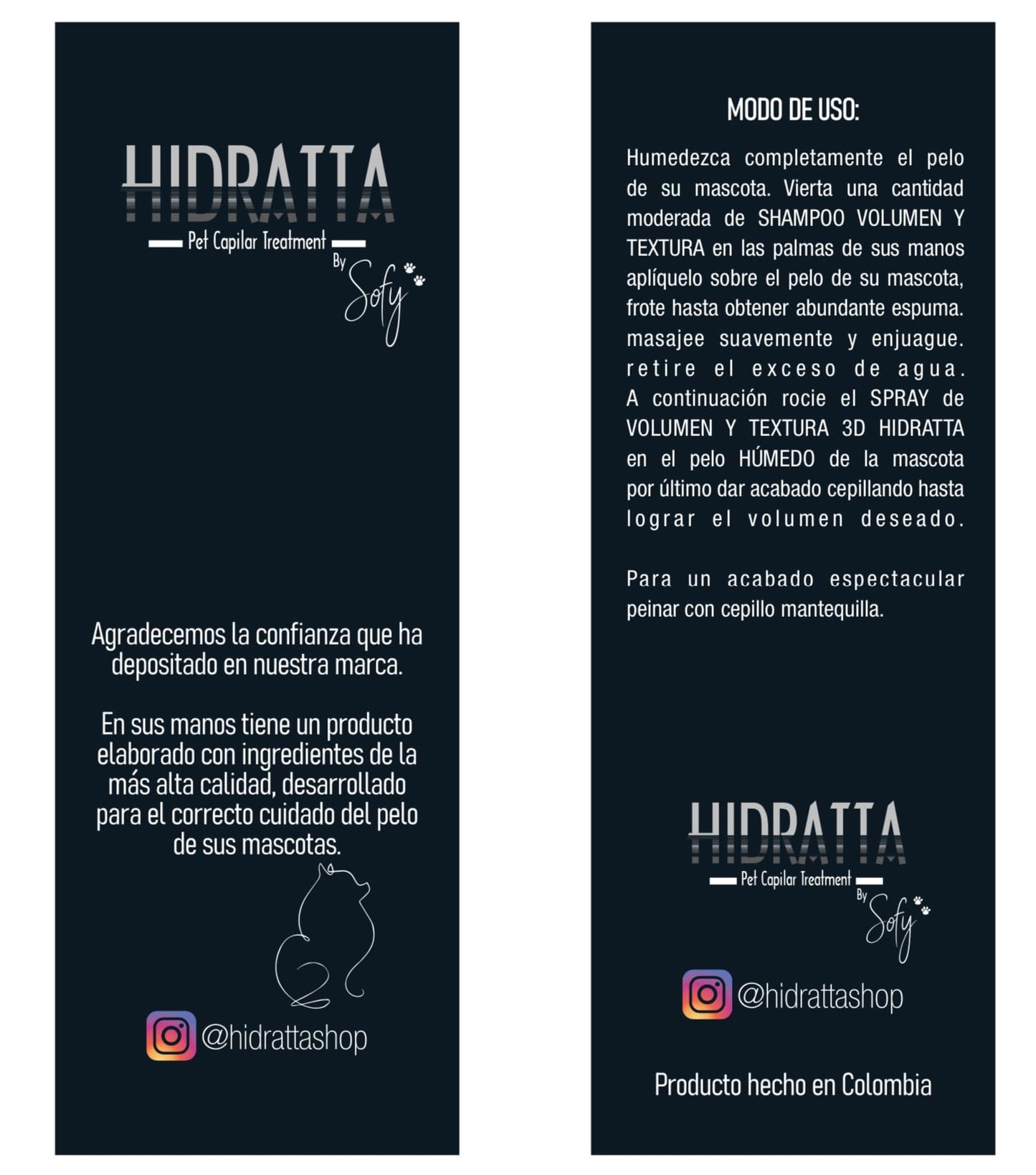 🚀 Kit Volumen Hidratta – Más cuerpo y textura para un pelaje espectacular