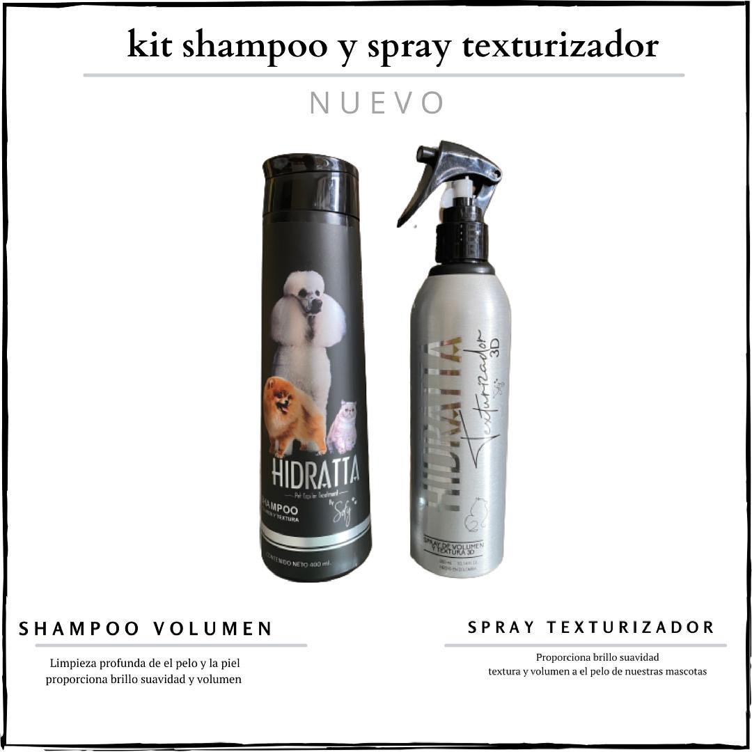 🎨 Texturizador Volumen Hidratta – Define y estiliza el pelaje de tu mascota